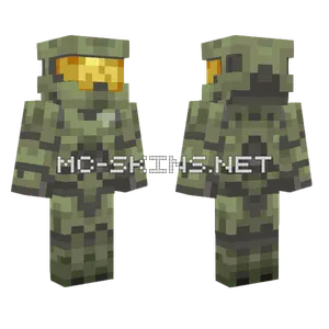 Master Chief Helmet Minecraft skin