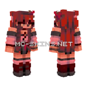 Masterpiece Red Outfit Minecraft skin