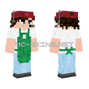 Matthew Raley Starbucks Lobster Hat Minecraft skin