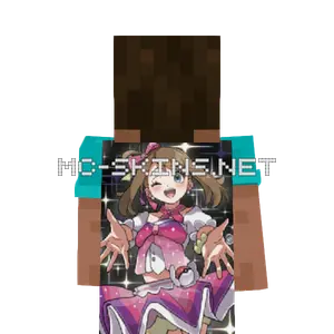 May Idol cape, outside and lining