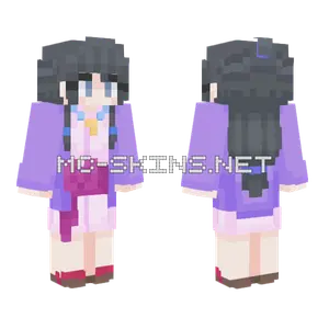 Maya Fey Minecraft skin