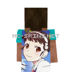 Mayoi Hachikuji cape, outside and lining