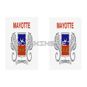 Mayotte Flag cape, outside and lining