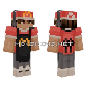 McDonalds Worker Outfit Minecraft skin