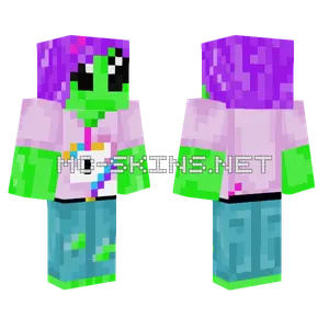 Me As An Alien Minecraft skin