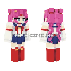 Me As Sailor Moon Minecraft skin