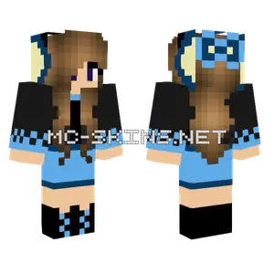 Me As Vaporeon Minecraft skin