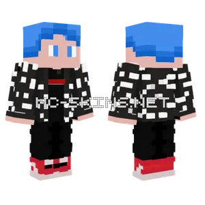 Me Blu Boiii Minecraft skin