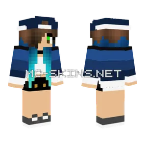 Me Dyed Hair Minecraft skin
