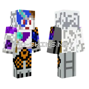 Mecha Frieza Minecraft skin