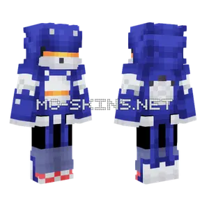 Mecha Sonic Minecraft skin