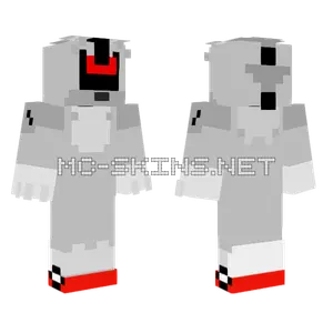 Mecha Sonic Minecraft skin