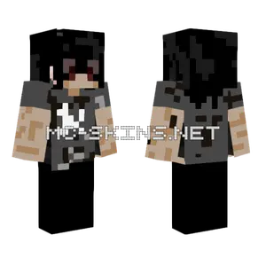 Meeeee Gray Hoodie Minecraft skin