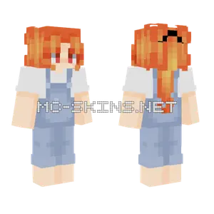 Meena Evo SMP NPC Minecraft skin