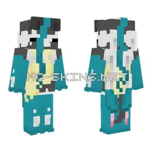 Mega Lucario Z Minecraft skin