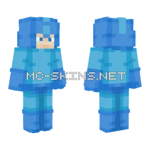 Mega Man Minecraft skin