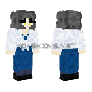 Megu1 Blue Outfit Minecraft skin