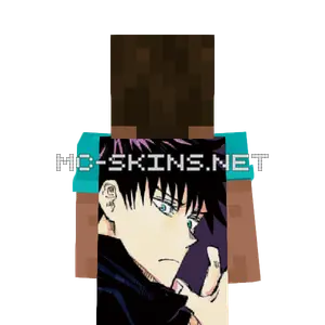 Megumi Fushiguro cape, outside and lining