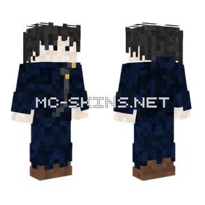 Megumi Fushiguro Minecraft skin