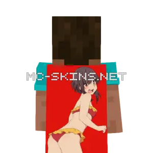 Megumin Bikini cape, outside and lining