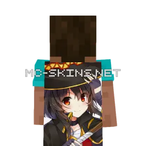 Megumin cape, outside and lining