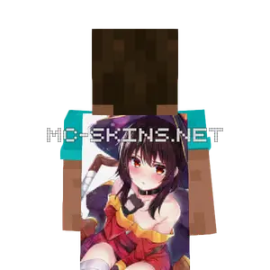 Megumin Dress cape, outside and lining