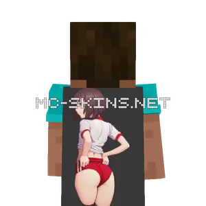 Megumin Gym Uniform cape, outside and lining