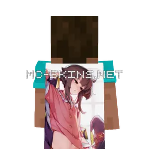 Megumin Pajamas cape, outside and lining