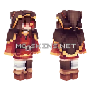 Megumin Witch Skin Minecraft skin