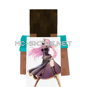 Megurine Luka Dress cape, outside and lining