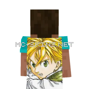 Meliodas cape, outside and lining