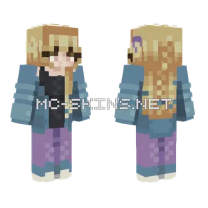 Melody Blue Outfit Minecraft skin