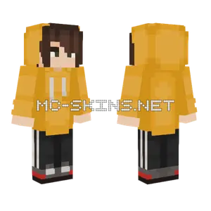 Melol Yellow Hoodie Minecraft skin