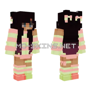 Melon Stripes Minecraft skin