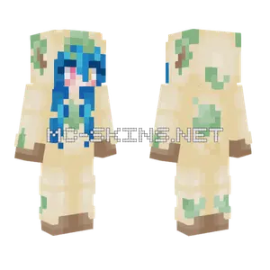 Mely Leafeon Minecraft skin
