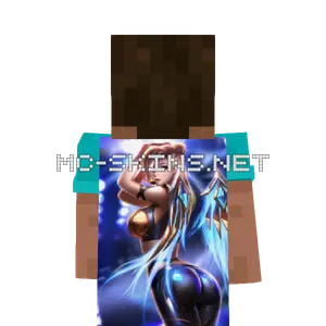 Mercy Armor cape, outside and lining