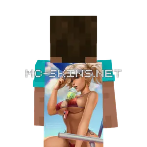 Mercy Bikini cape, outside and lining