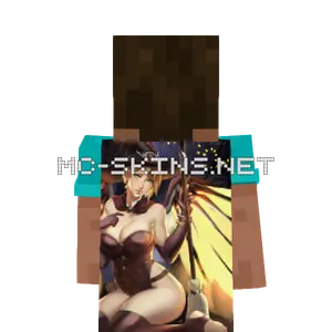 Mercy Halloween cape, outside and lining