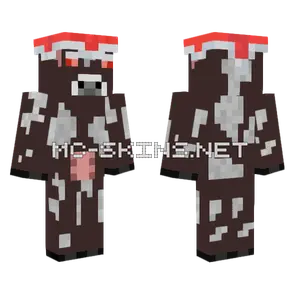 Merry Christmas Cow Minecraft skin