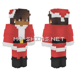 Merry Santa Minecraft skin