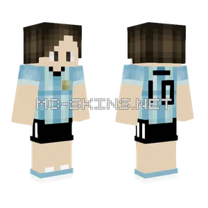 Messi Argentina Minecraft skin