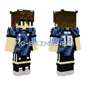 Messi Footballer Skin Minecraft skin