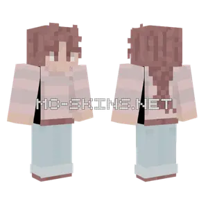 Messy Braid Scratchy Sweater Minecraft skin