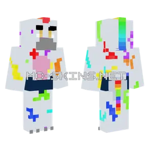 Messy Monty Improved Minecraft skin