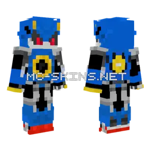 Metal Sonic Minecraft skin