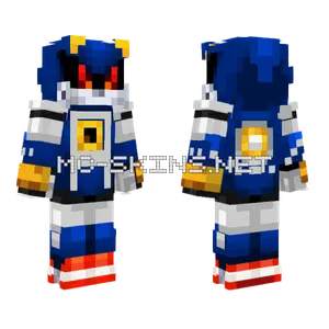 Metal Sonic Minecraft skin