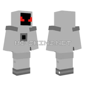 Metal Sonic Chrome Minecraft skin