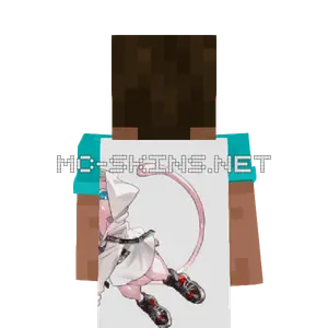 Mew Hoodie cape, outside and lining