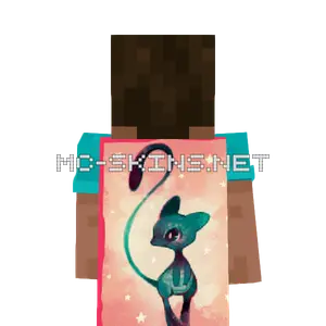 Mew Shiny cape, outside and lining
