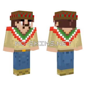 Mexican Blarg Minecraft skin